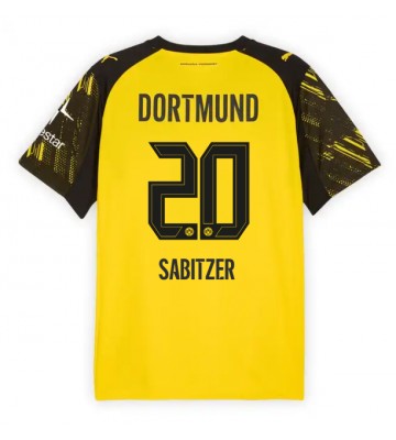 Lacne Muži Futbalové dres Borussia Dortmund Marcel Sabitzer #20 2025-26 Krátky Rukáv - Domáci